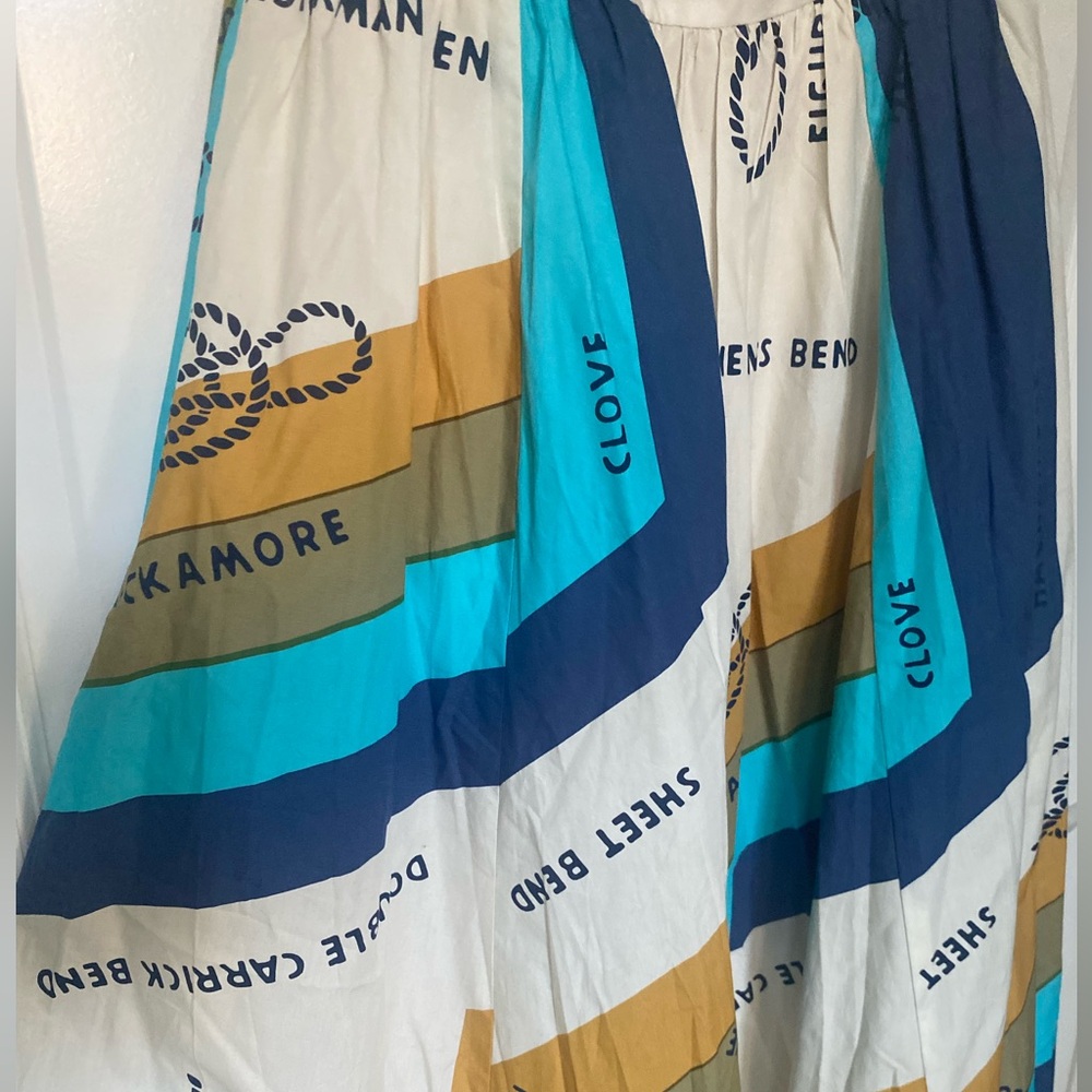 J.Crew NWT One shoulder dress in Ratti Sail Away Print, 6 - Picture 5 of 7